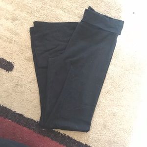 VS fold over boot cut yoga pants size medium